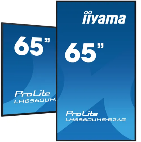 IIYAMA LH6560UHS-B2AG 65inch VA UHD Landscape and LH6560UHS-B2AG