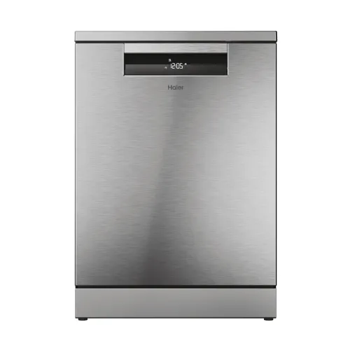 Lavavajillas - Haier I-Pro Shine Series 7 XF 4A4M4PX, 14 servicios, 10 programas, 60 cm, Motor Inverter, Wi-Fi, Inox