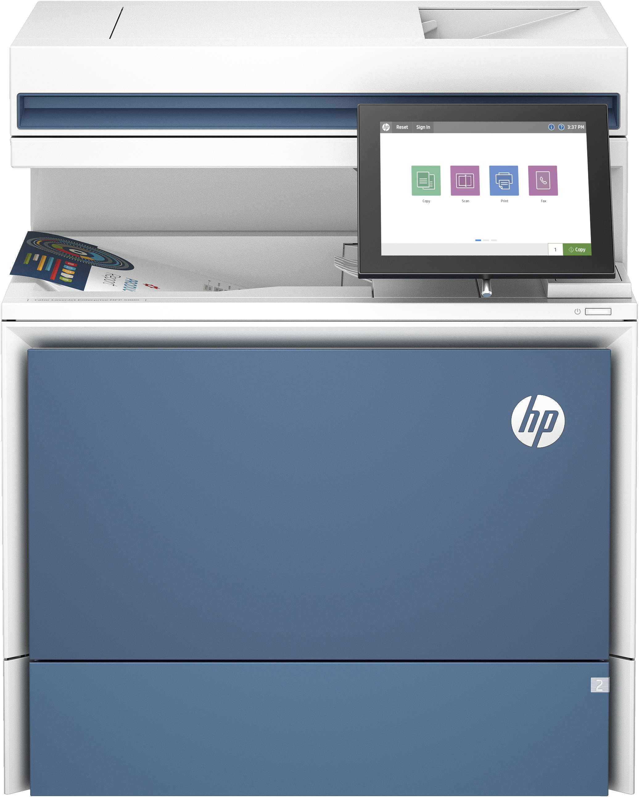 HP LaserJet Color Enterprise MFP 5800dn Printer Laser A4 6QN29A#B19
