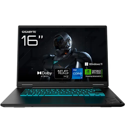 PORTATIL GIGABYTE A16 CWHI3ES864SH I7-13620H RTX5070 32GB 1TB 16" WUXGA W11H