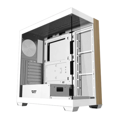 Caja PC darkFlash Cristal Panorámico 270° ATX Midi Tower 434x218x454mm Blanco DS900W