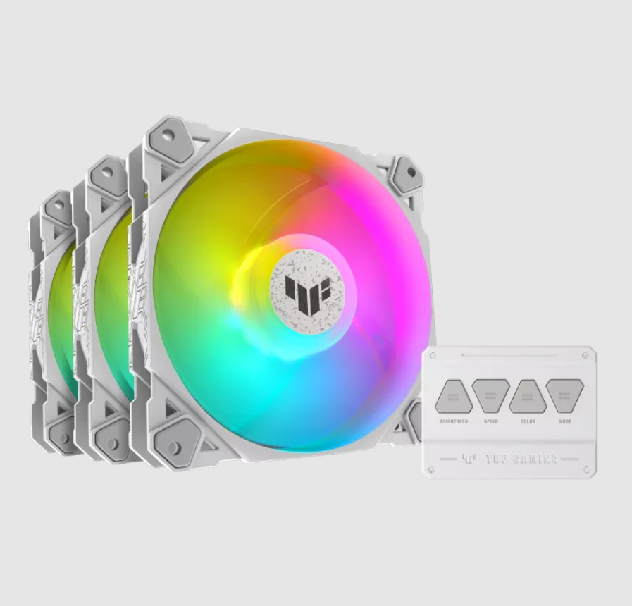 Asus TUF Gaming TF120 ARGB 120mm Triple Pack Blanco