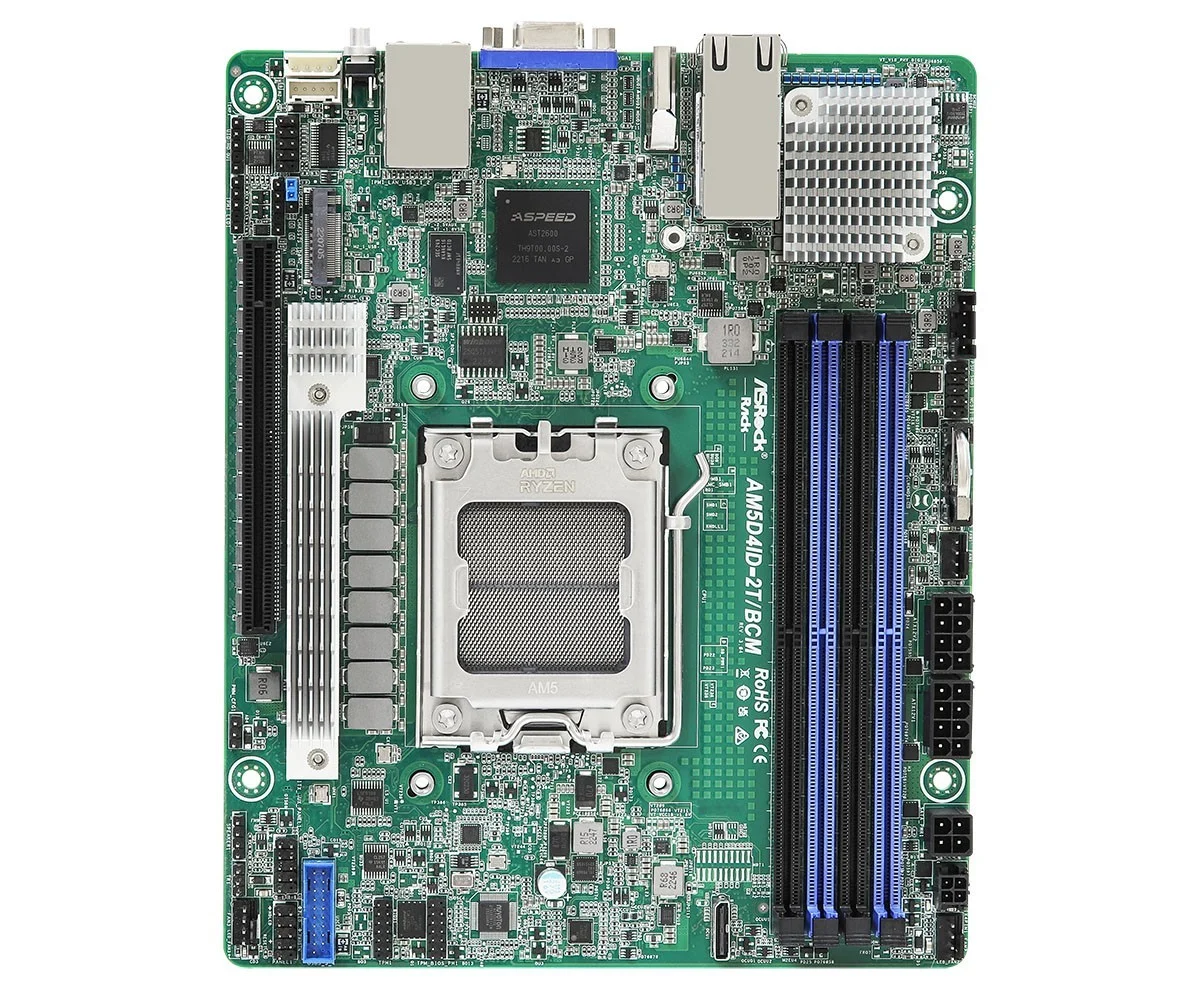 ASRock AM5D4ID-2T/BCM, 1xSKT AM5, AMD Ryzen 7000, X300 AM5D4ID-2T/BCM