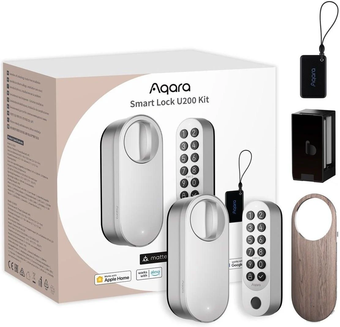 Aqara EL-D02DS Kit de Cerradura Inteligente U200 Plata EL-D02DS