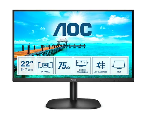 AOC B2 22B2H pantalla para PC 54,6 cm (21.5") 1920 x 1080 22B2H