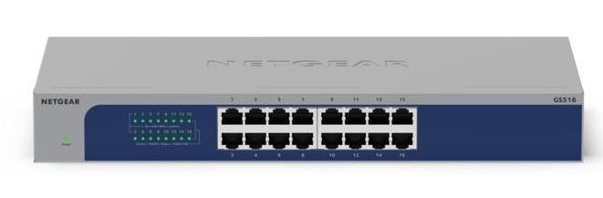 NETGEAR GS516-300EUS switch No administrado Gigabit GS516-300EUS