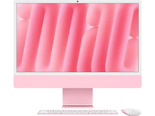 Apple iMac (2026) 24" Retina 4.5K, chip M6, CPU de 12 núcleos, GPU 16 GB RAM, 512 SSD, Rosa