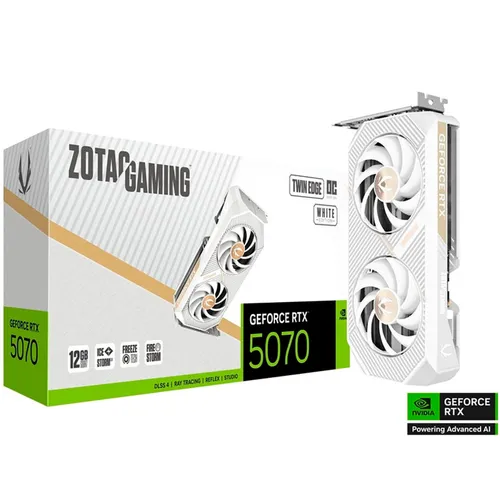 Zotac Gaming GeForce RTX 5070 Twin Edge OC White Edition 12GB GDDR7 DLSS4