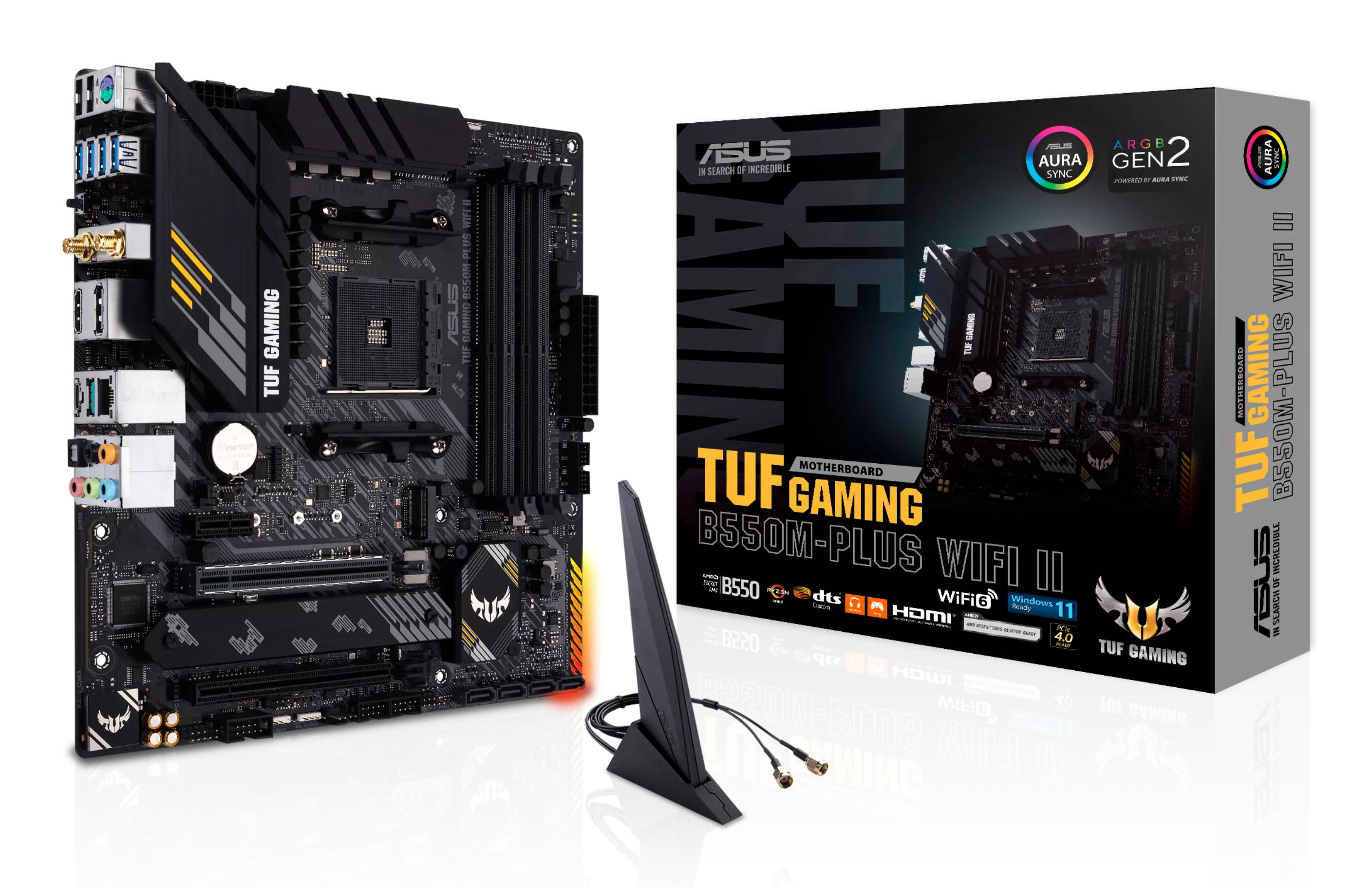 ASUS TUF GAMING B550M-PLUS WIFI II AMD B550 Zócalo 90MB19Y0-M0EAY0