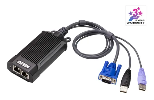 ATEN KG1900T interruptor KVM Negro, Azul, Púrpura KG1900T-AX