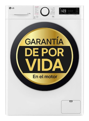 LAVADORA SECADORA LG F4DR6011AGW 11/6 KG 1400 RPM A BLANCO