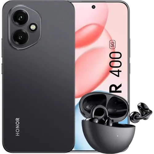 Honor - Móvil HONOR 400 6,55" Qualcomm Snapdragon 7 Gen 3 + Auriculares HONOR Choice Earbuds Clip.
