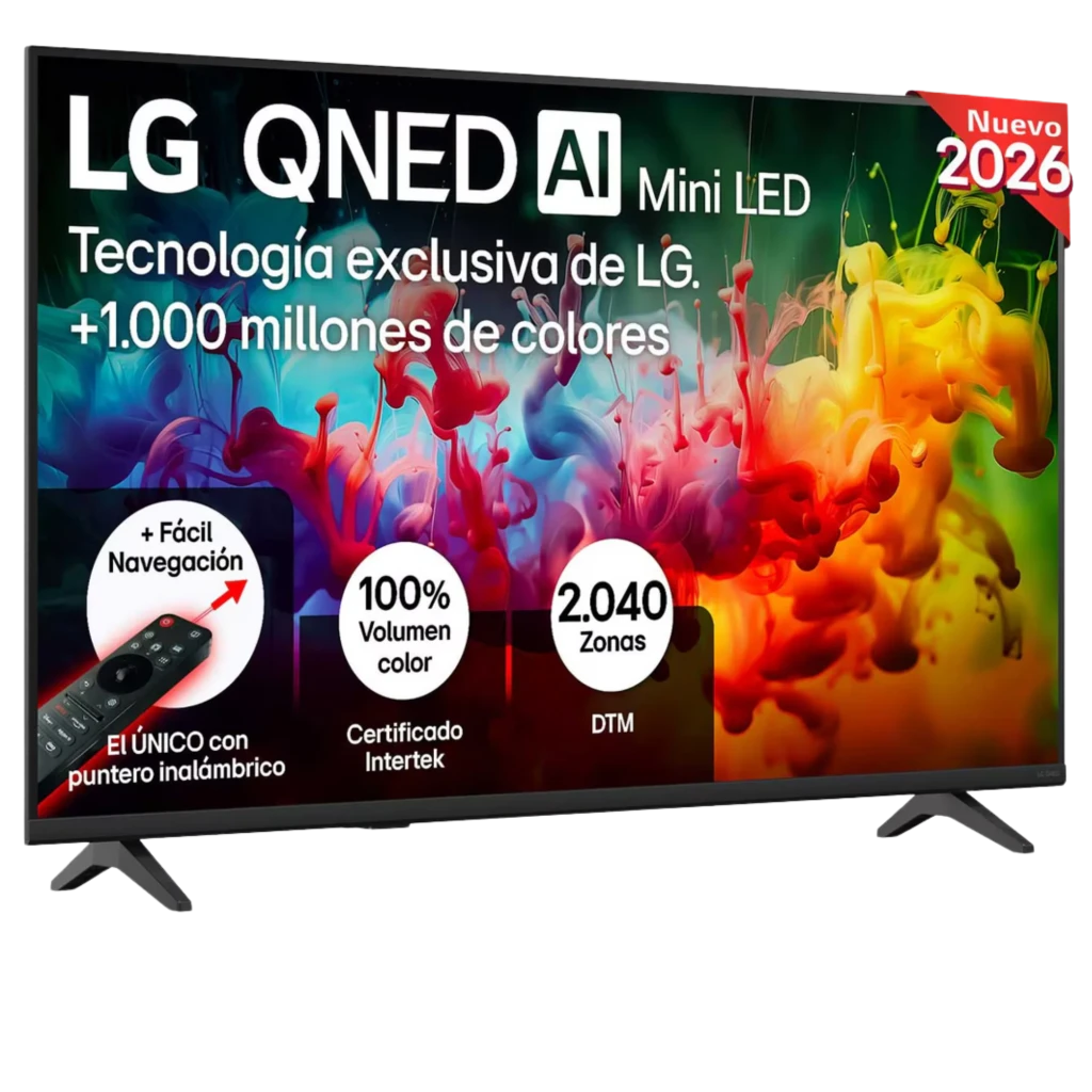 LG 75QNED70B6C Smart TV QNED MiniLED 75" 4K α7 AI Gen9 Negro