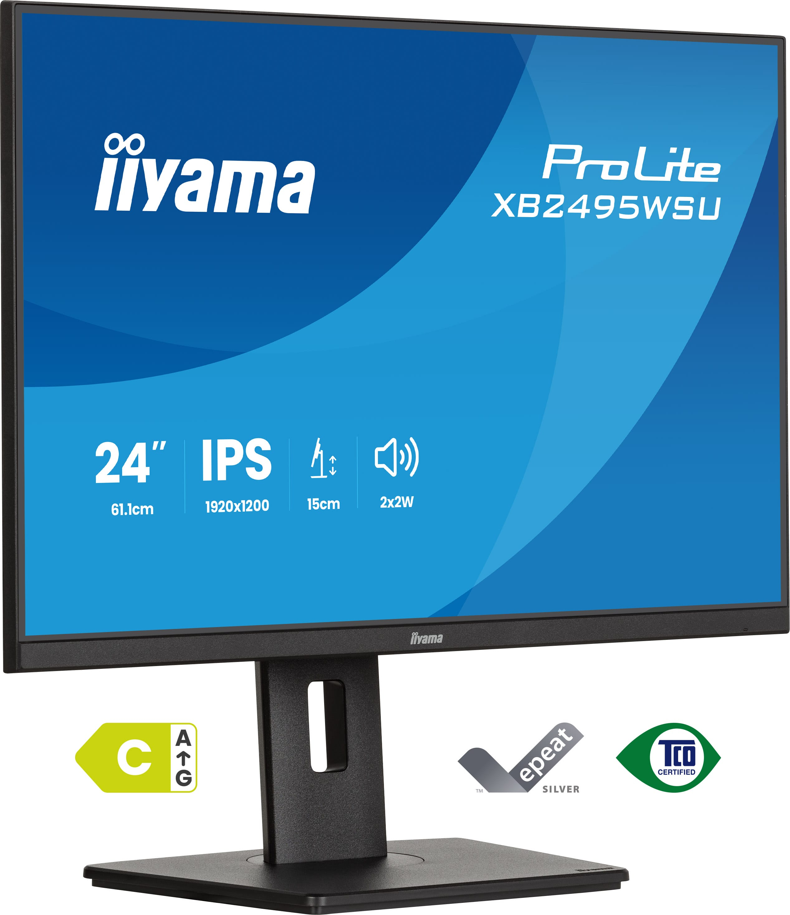 iiyama XB2495WSU-B1 Monitor ProLite 24" IPS 16:10 100Hz XB2495WSU-B1