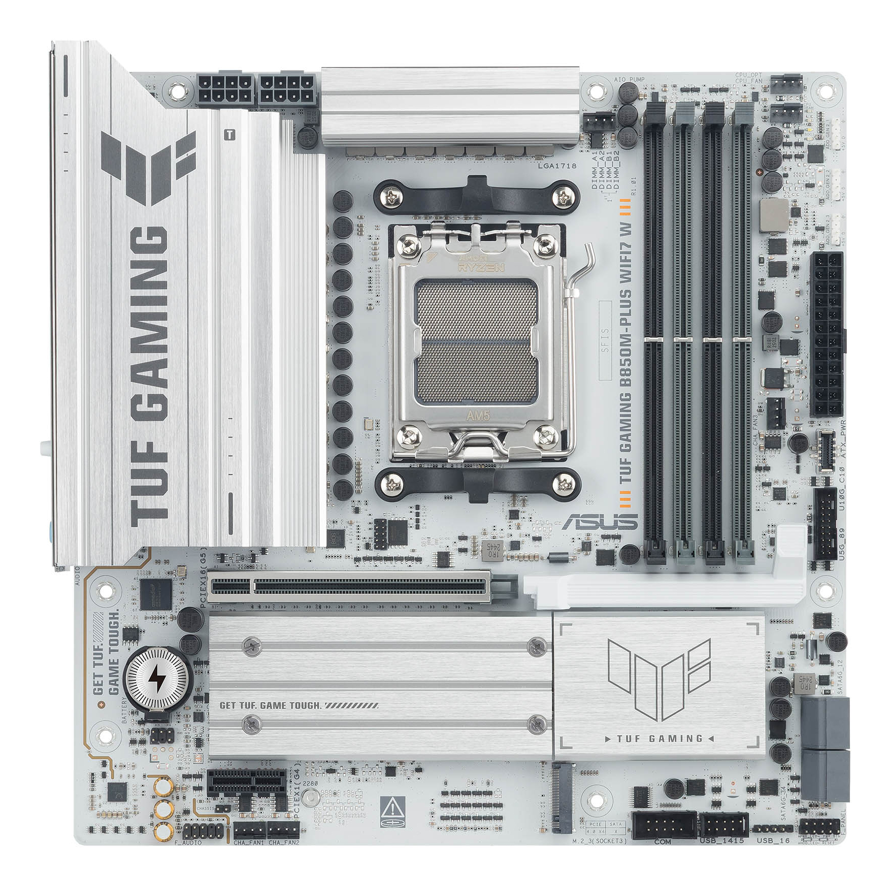 ASUS TUF GAMING B850M-PLUS WIFI7 W AMD B850 Zócalo 90MB1MD0-M0EAY0