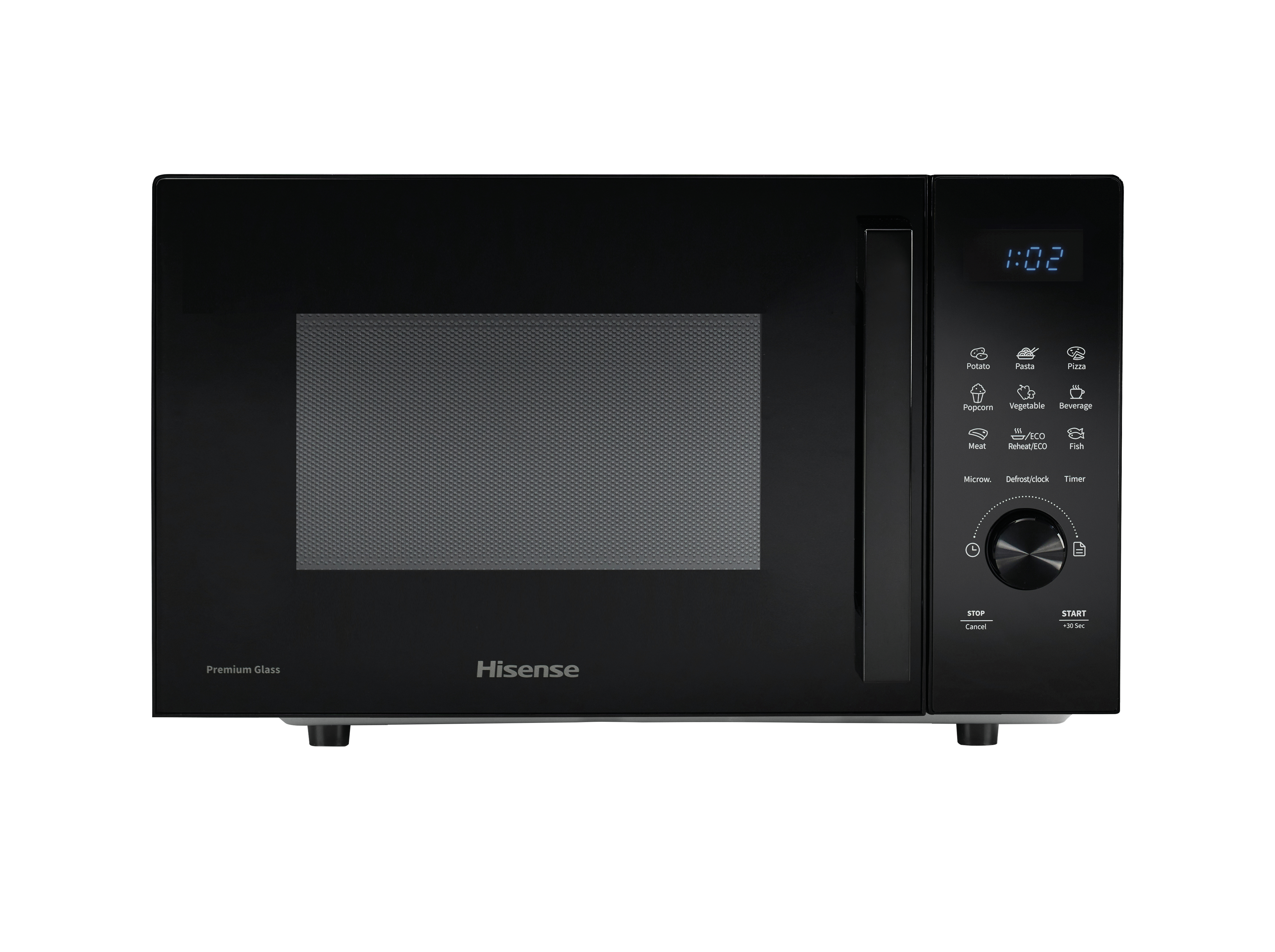 Hisense - Microondas Hisense 23 litros sin grill - H23MOBSD1H.