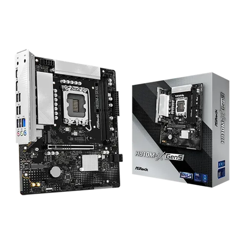 Placa base ASRock H810M-X Gen5 Intel H810 LGA1851 DDR5 Micro ATX