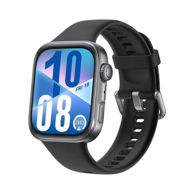 Smartwatch - Huawei Watch Fit 4, 1.82" AMOLED, 10 días batería, Compatible iOS Android, Correa Fluoroelastómero, Negro