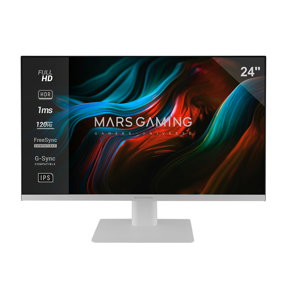 Mars Gaming MV-24W 24" FHD IPS 120Hz 1ms HDR FreeSync/G-Sync