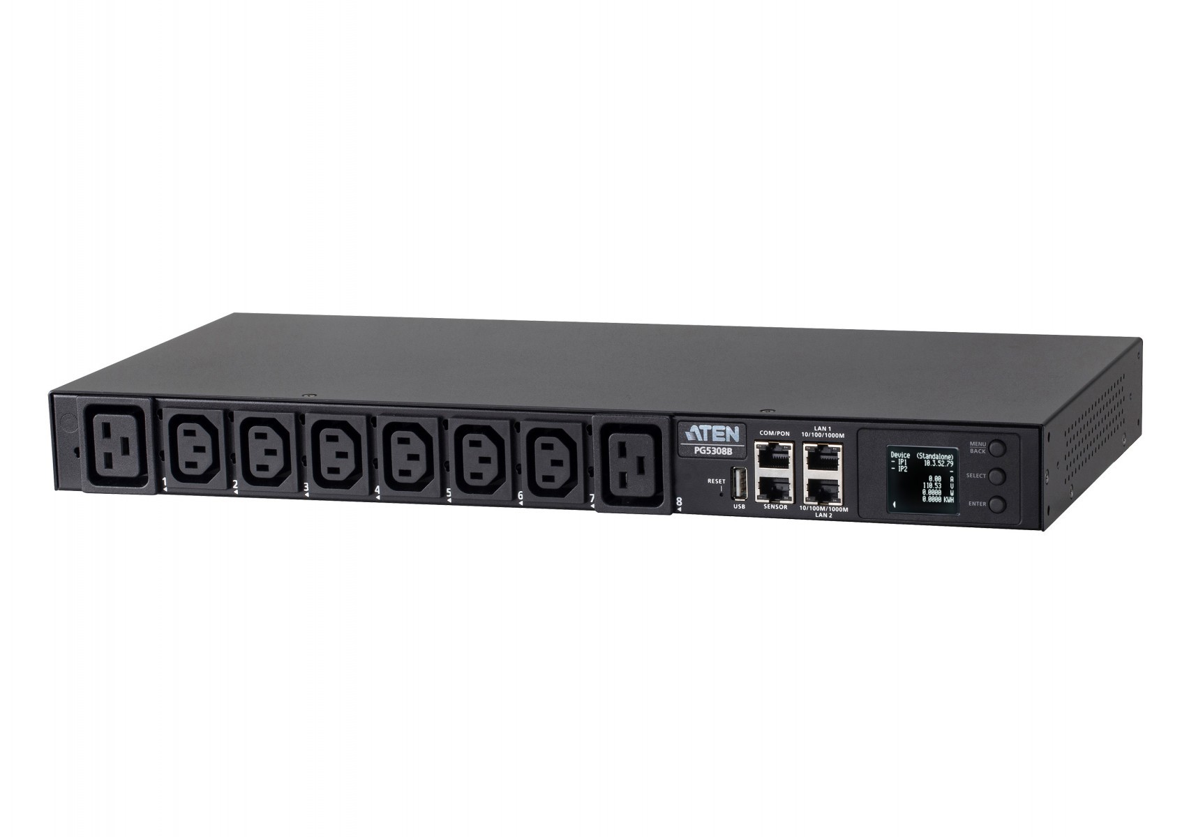 Aten PG5308G-AT 32A 8-Toma 1U Metered eco PDU PG5308G-AT