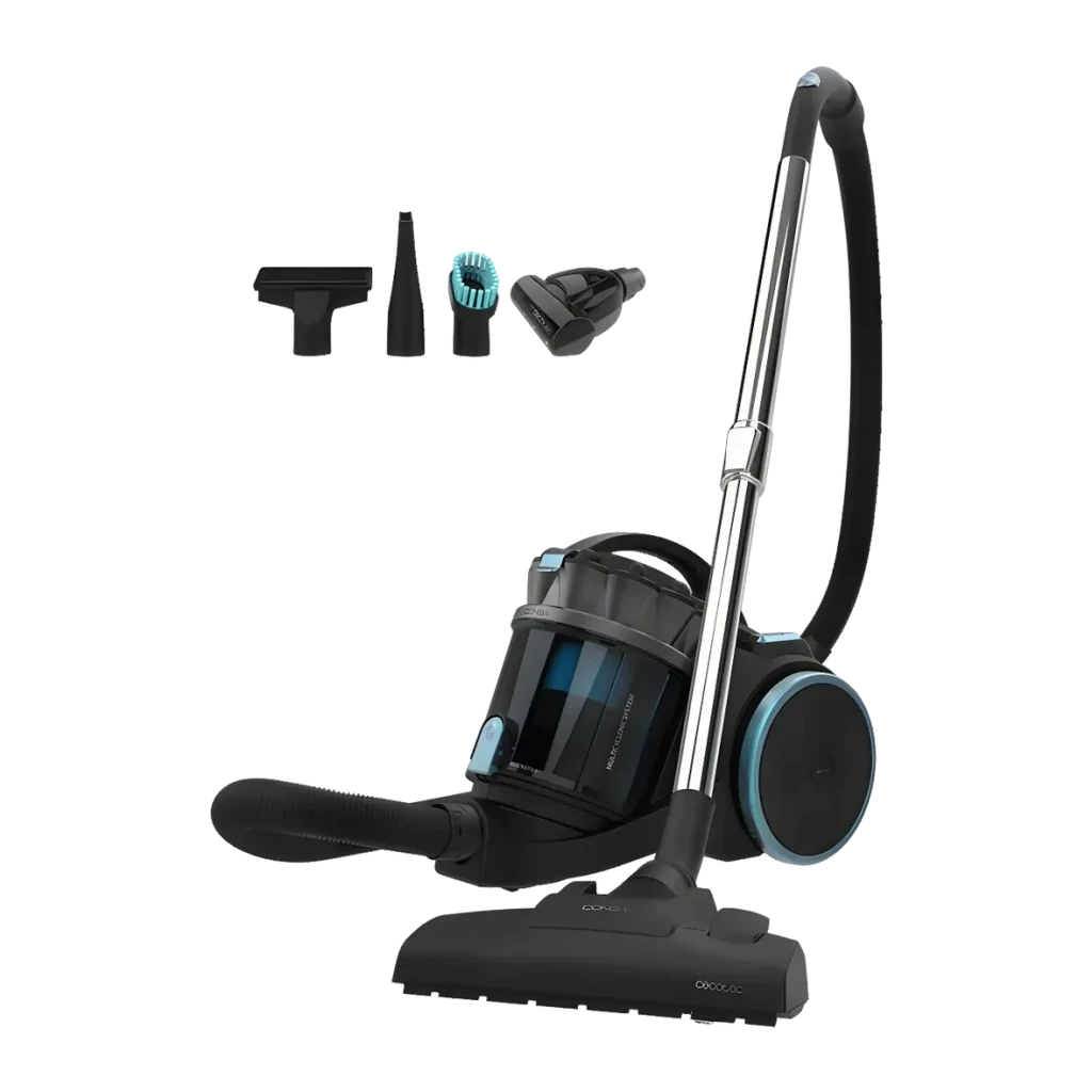 Aspiradora de trineo Cecotec Conga Rockstar Multicyclonic XL Animal Negro 20kPa 800W 9m cable