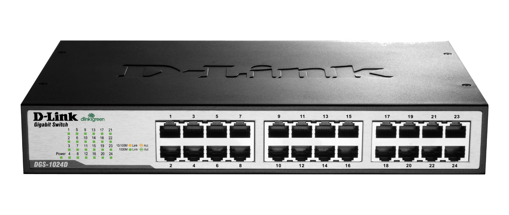 SWITCH 24 PUERTOS 10/100/1000 DLINK 24xG+F+ENet RJ45 19"