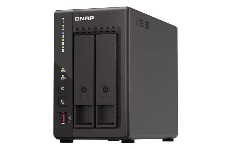 QNAP TS-253E NAS Torre Ethernet Negro J6412 TS-253E-8G
