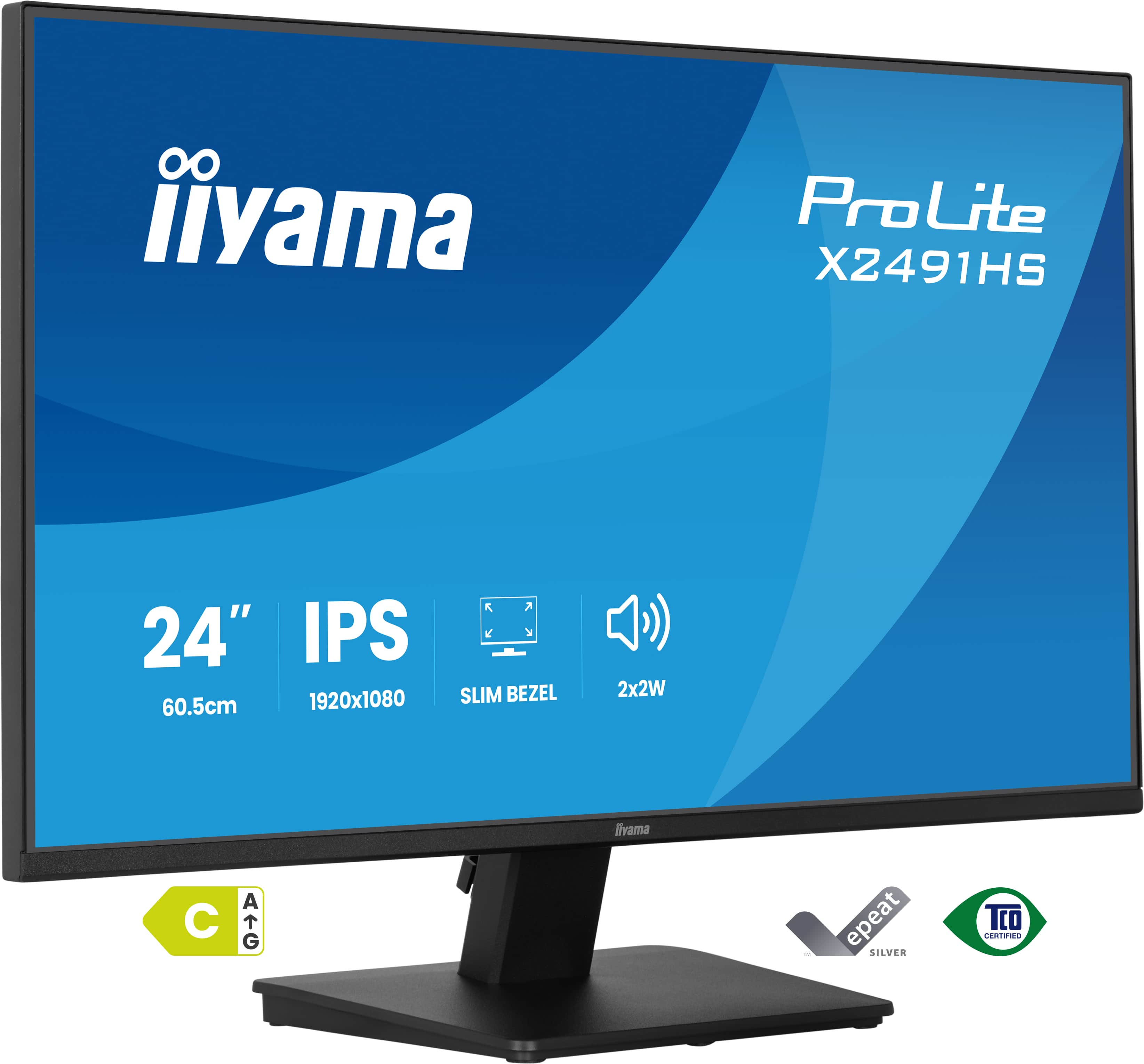 iiyama X2491HS-B1 Monitor ProLite 23,8" IPS FHD 120Hz 1ms X2491HS-B1