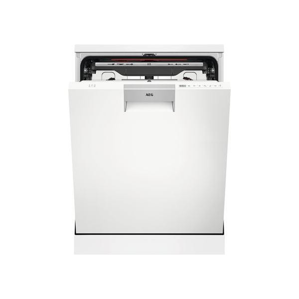 AEG Lavavajillas de 60 cm Serie 7000 GlassCare para 14 cubiertos FFB76717PW