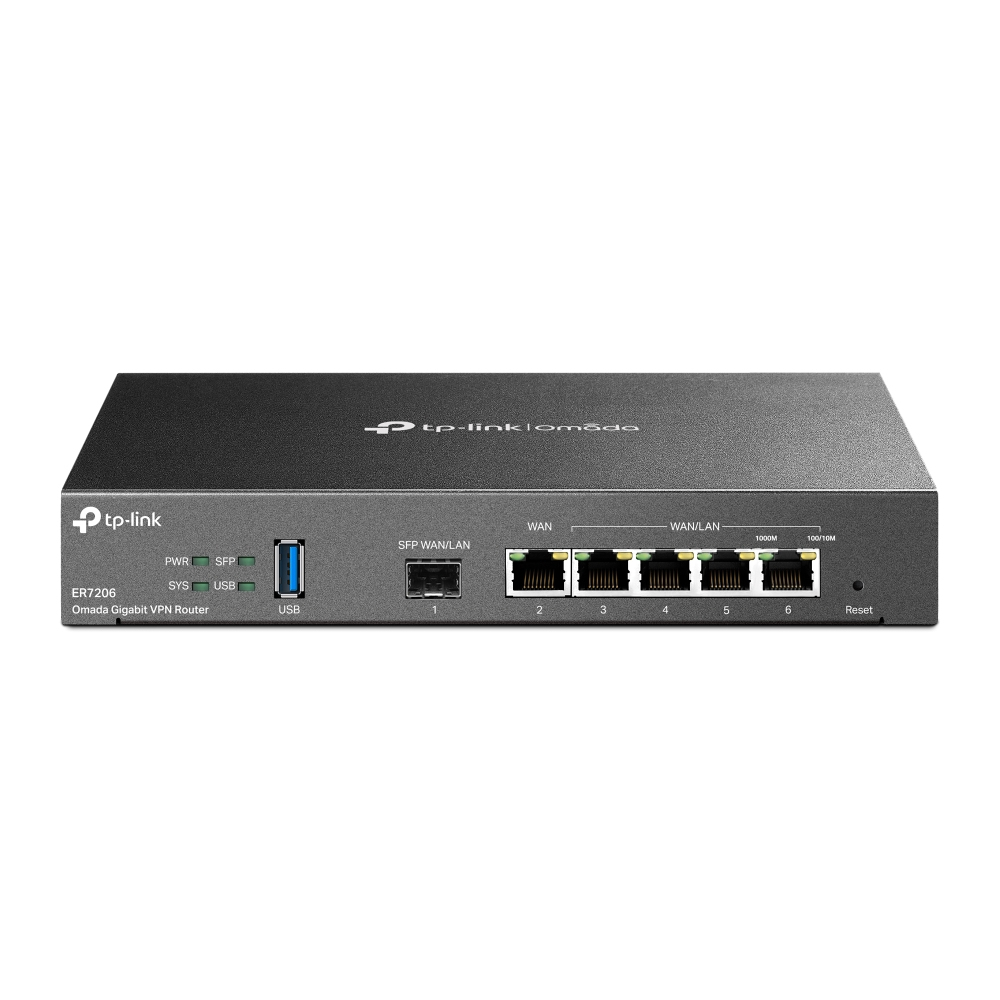TP-Link ER7206 (TL-ER7206) router Gigabit Ethernet Negro ER7206