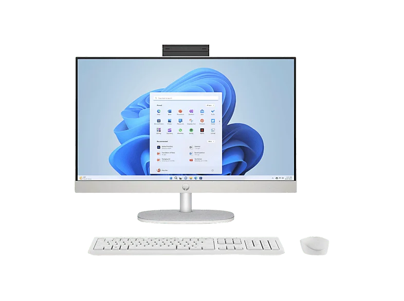 All in one - HP 24-cr0182ns, 23.8" Full-HD, Intel® Core™ i5-1335U, 16 GB RAM, 512 SSD, Iris® Xᵉ, Windows 11 Home, Blanco caracola
