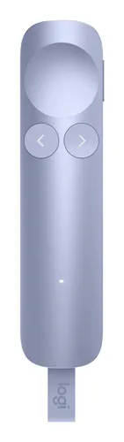 Presentador - Logitech Spotlight 2, Bluetooth-Receptor USB, Personalizable, Retroalimentación Háptica, Láser, Carga rápida, Multiplataforma, Lila