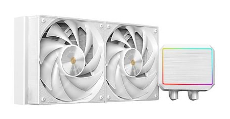 SISTEMA DE REFRIGERACION LIQUIDA MARS GAMING MLPROII240W 2X120mm 450W TDP PANTALLA LCD BLANCO