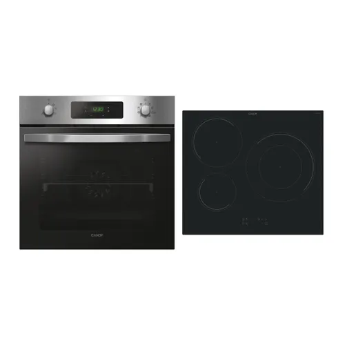 Candy - Conjunto de horno pirolítico + Placa de inducción Candy - PCI26PCXCI633C.