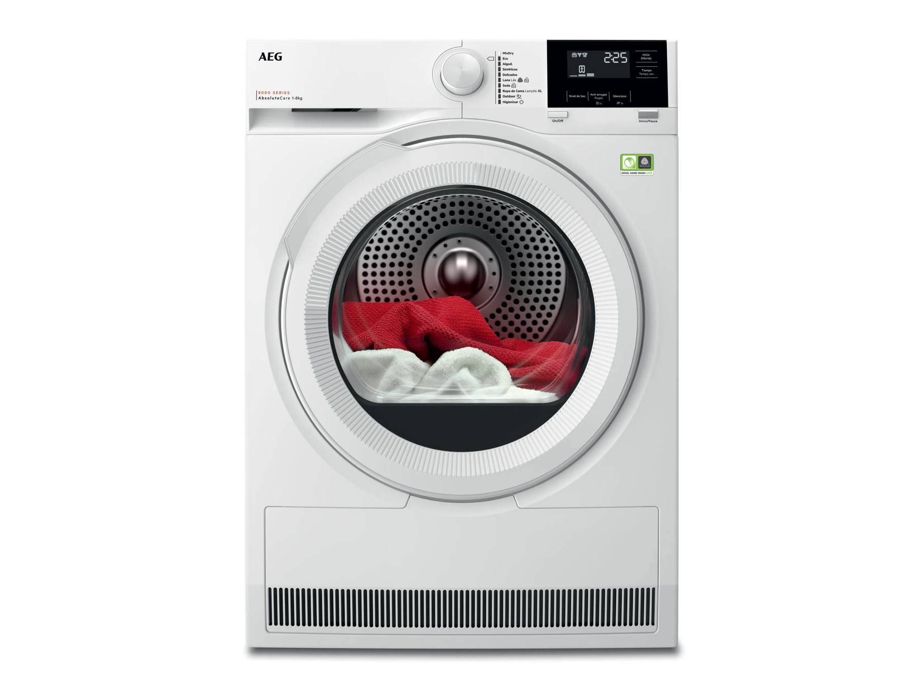 AEG Secadora con Bomba de Calor Serie 8000 AbsoluteCare® de 8 kg TR818A2PB