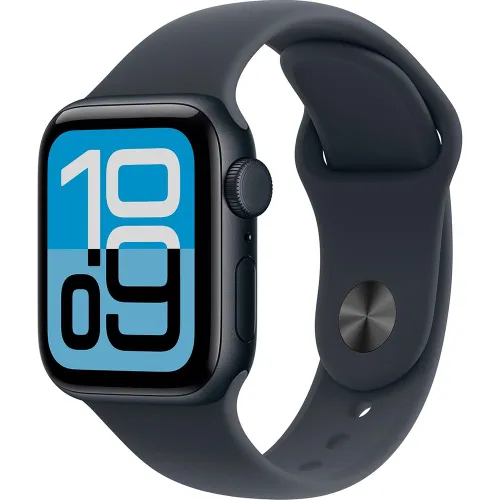 Apple - Apple Watch SE 3 GPS + Cellular 40mm Aluminio medianoche con Correa Deportiva Medianoche (M-L).