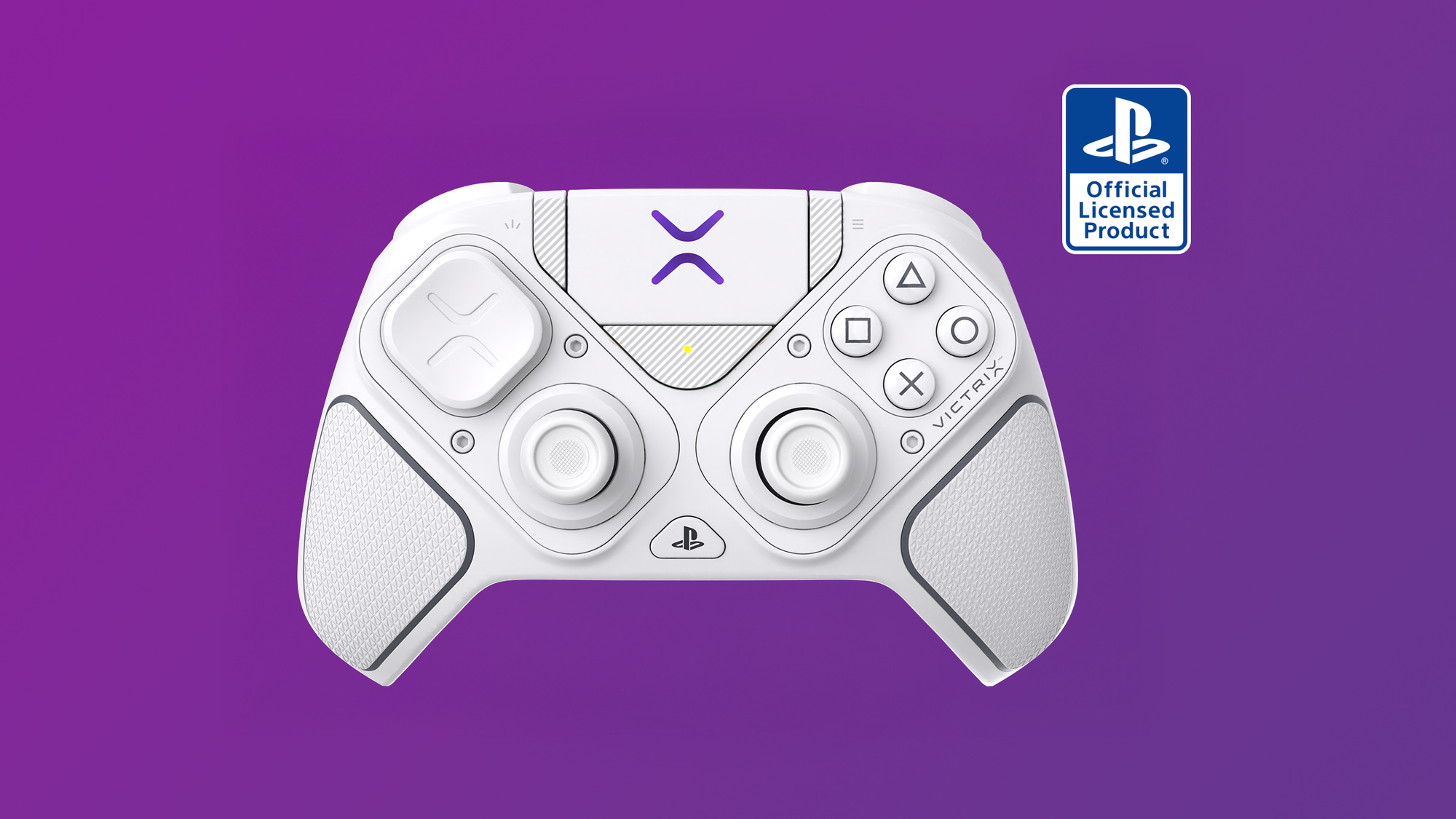 Mando PS5 - Turtle Beach Victrix Pro BFG Reloaded, Para PS4 y PS5, Inalámbrica, Blanco