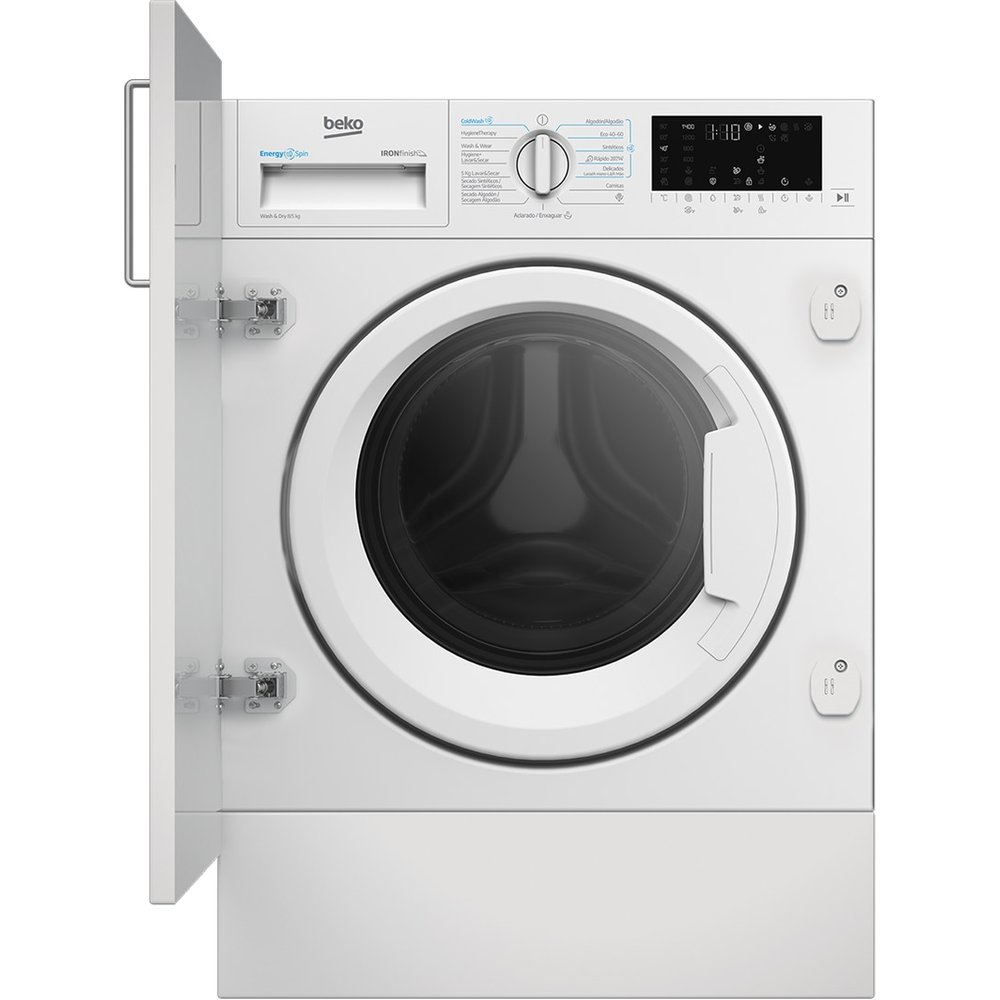 Beko - Lavadora secadora integrable Beko 8 kg - 1.400 rpm - B5DBT48437WB.