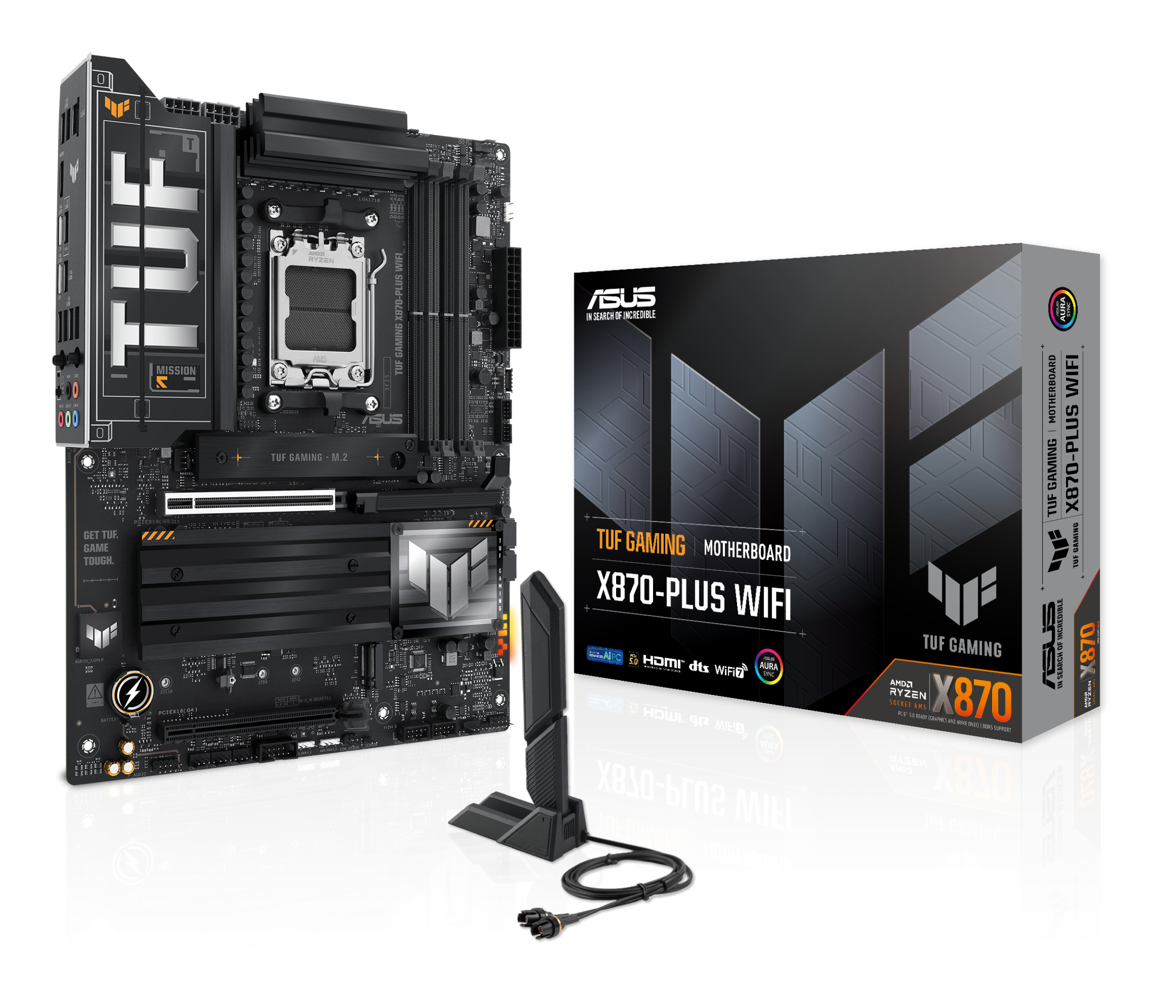 ASUS TUF GAMING X870-PLUS WIFI AMD X870 Zócalo AM5 90MB1IU0-M0EAY0
