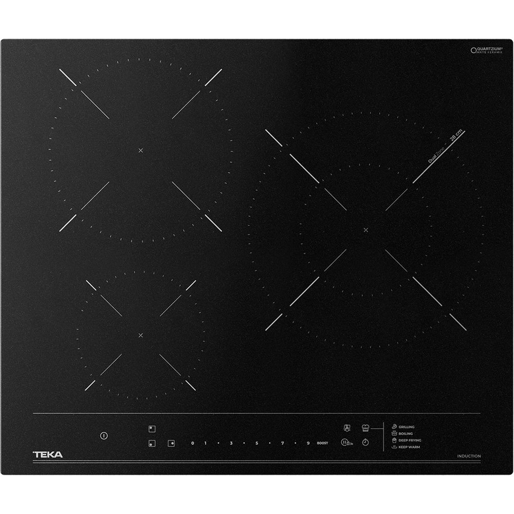 Teka - Placa de inducción Teka con funciones directas, control preciso de temperatura y 3 zonas de cocción IBC 63215 FST BM.