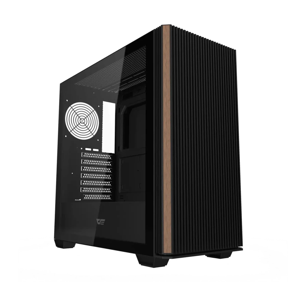 Caja PC Darkflash Cristal Templado ATX 360mm radiador superior Sin Ventiladores Negro DS900WS