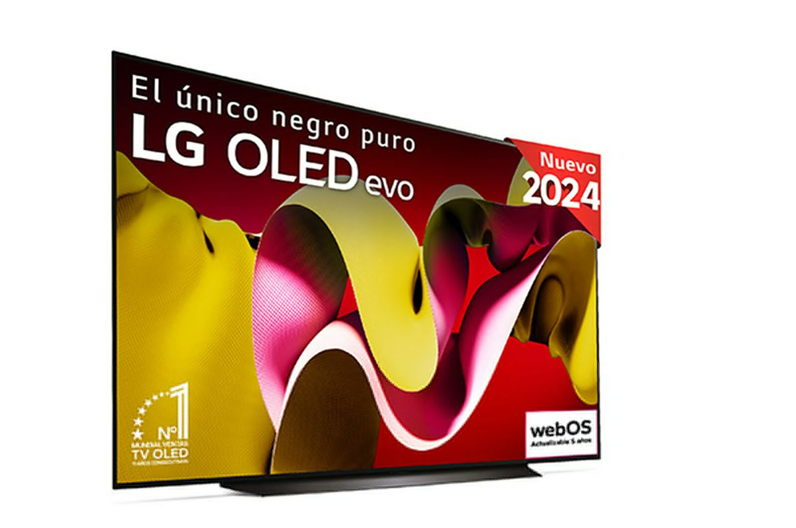 TV OLED 83" - LG OLED83C44LA, 4K, Procesador Inteligente 4K α9 Gen7, Smart TV, DVB-T2 (H.265), Negro