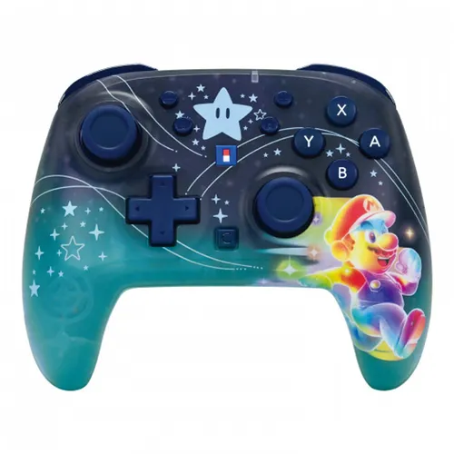 Mando Nintendo Switch 2 - Hori Mario, Para 2, Inalámbrica, USB-C, Palancas analógicas TMR