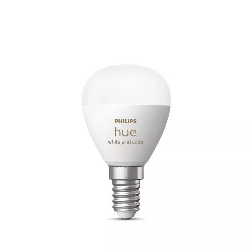 Philips Hue White & Color Ambiance Bombilla Esférica - Bombilla Inteligente E14: imagen 2