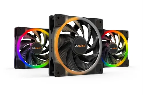 be quiet! Light Wings ARGB 120mm Triple Pack HS Negro