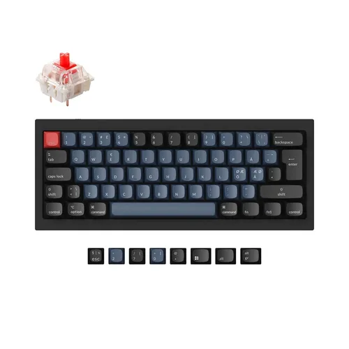 Keychron Q4 QMK ISO-ES Max-Swappable Switch Red