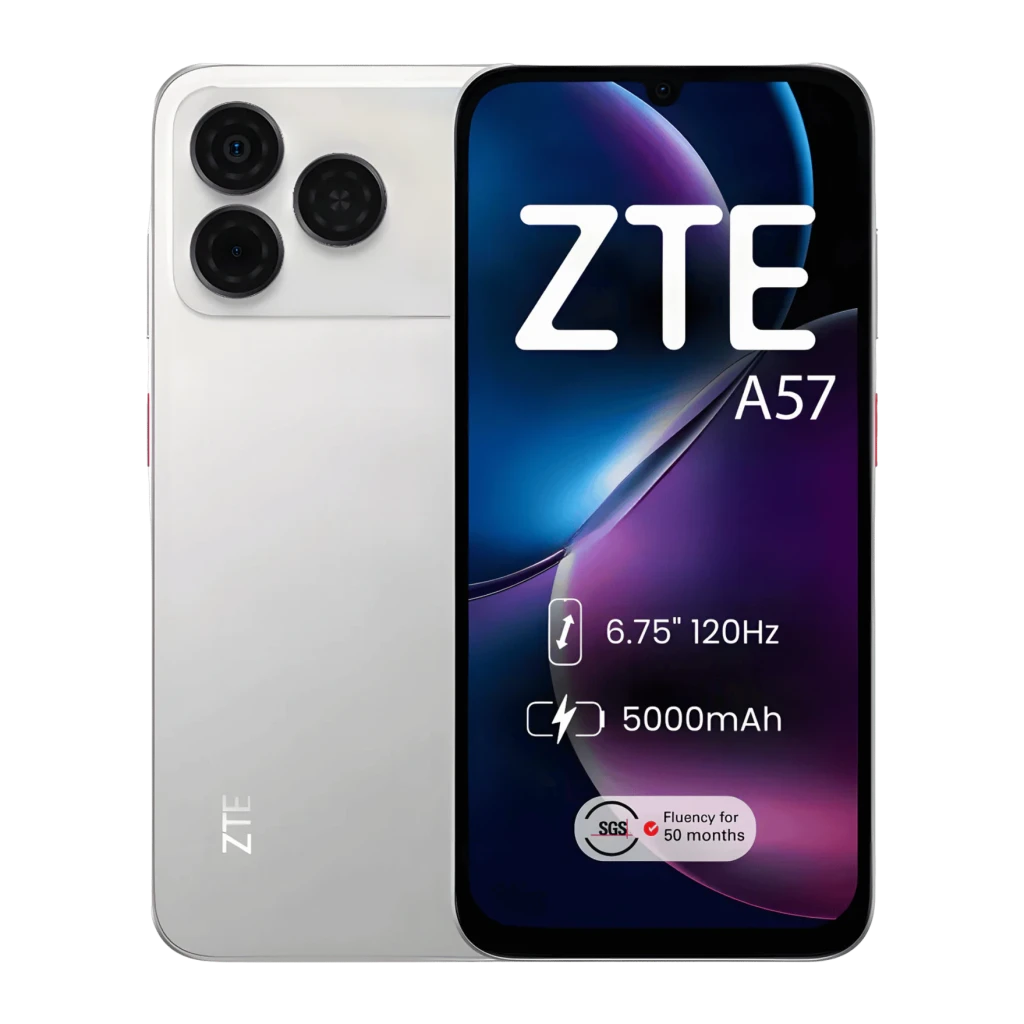 ZTE Blade A57 4GB/128GB Plata 6,75 pulgadas IPS LCD 5000mAh 13MP