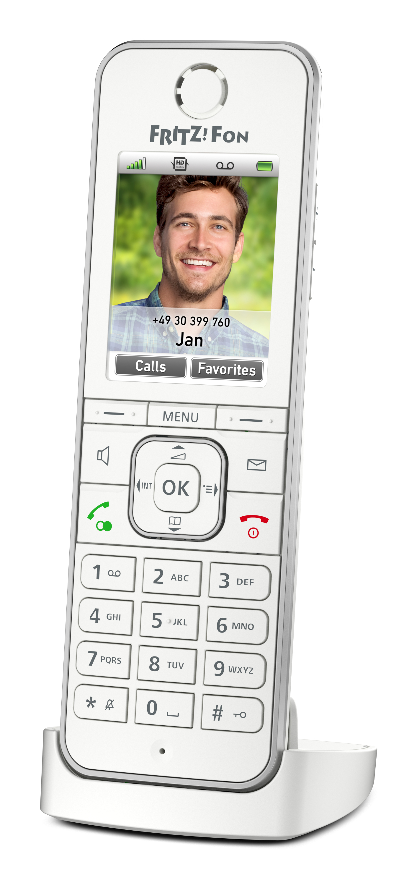 AVM FRITZ!Fon C6 International inalámbrico - Teléfono DECT