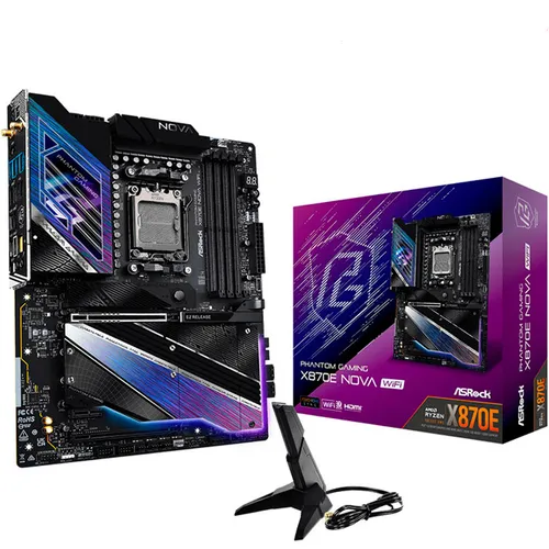 AS Rock Phantom Gaming X870E Nova WIFI Socket AM5