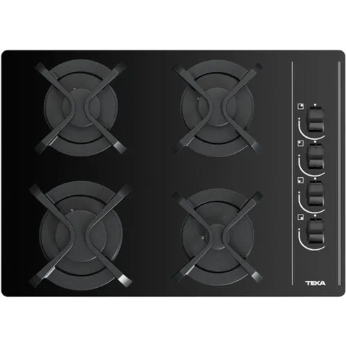 Teka - Placa gas Teka 4 quemadores - GBC64003 KBA BK.